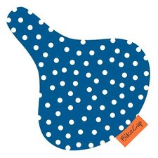 Zadelhoesje Bikecap polkadot stippen blauw