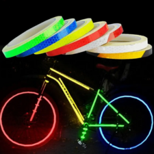 Reflecterende tape voor je fiets/scooter blauw